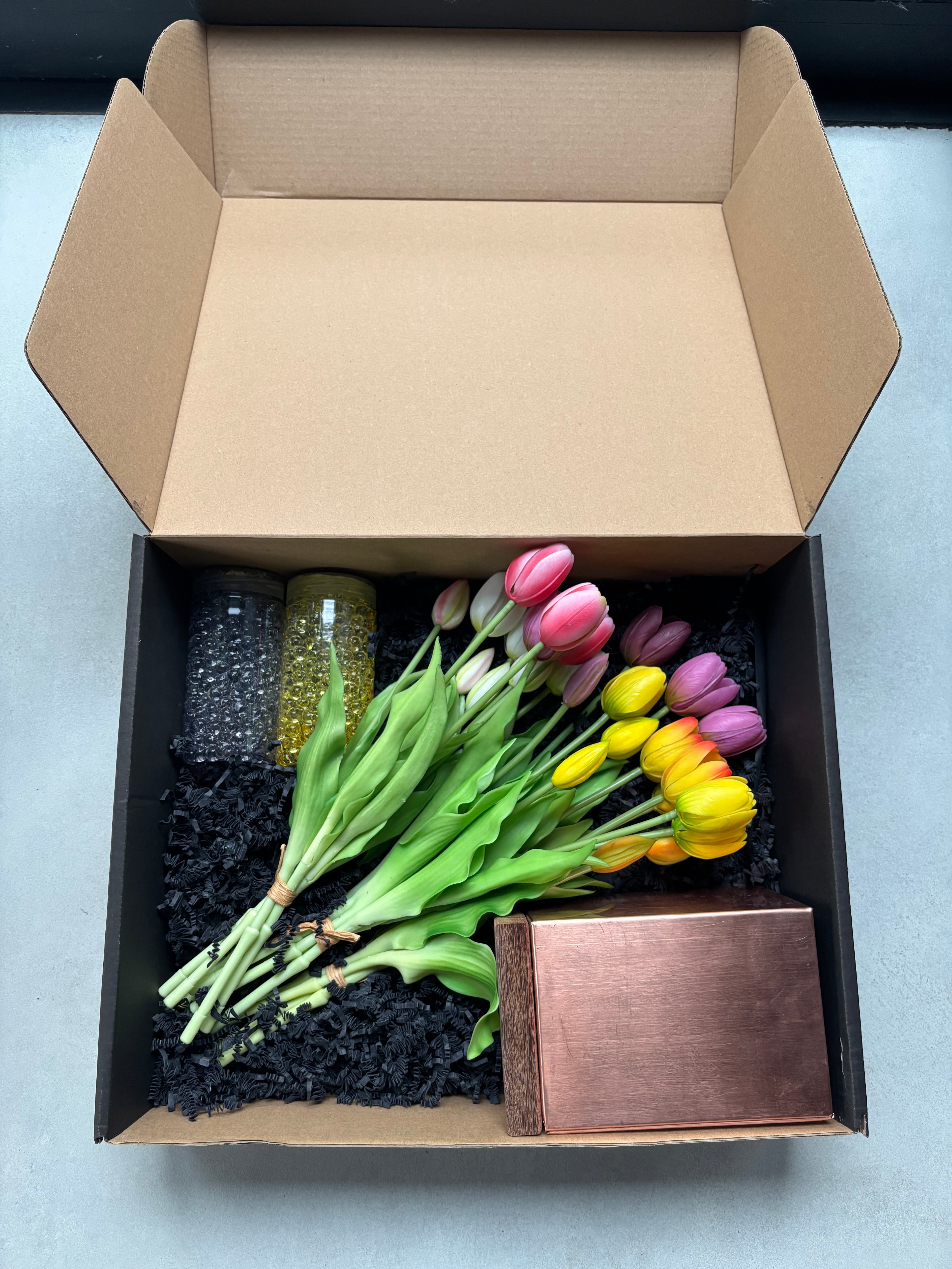 Copper Platinum Set – Mixed Tulips (Luxury Edition)